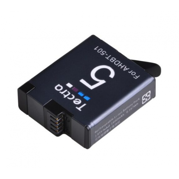 Батарея для GoPro 6/7 AHDBT-501 1600 mAh Tectra Батарея для GoPro 6/7 AHDBT-501 1600 mAh Tectra